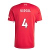 Maillot de Supporter Liverpool Virgil 4 Domicile 2025-26 Pour Homme